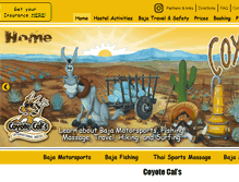 Tablet Screenshot of coyotecals.com